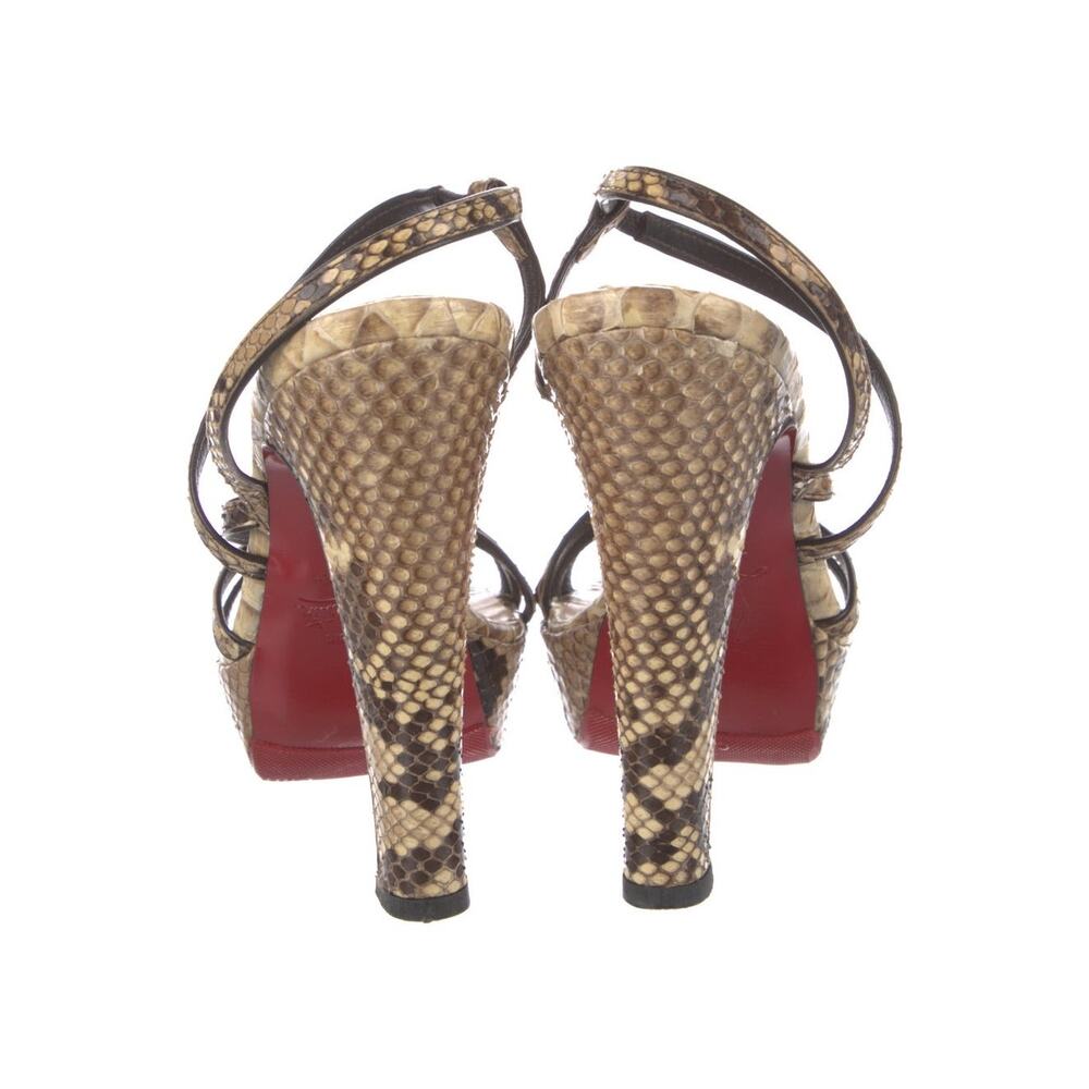Christian Louboutin Python Heels - image 4